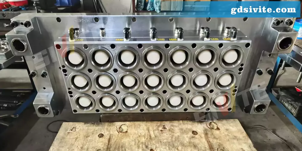 Plastic cup making machine mould photo