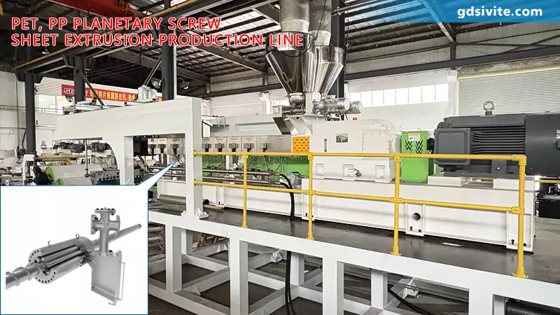 What materials are suitable for planetary screw sheet extruder?